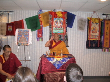 Visite de Géshé Lobsang Tenpa Rinpoché