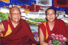Guéshé Dawa La et Lama Lobsang Samten